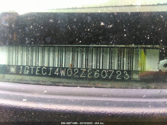 1GTEC14W02Z260723 GMC Sierra 1500 Sl