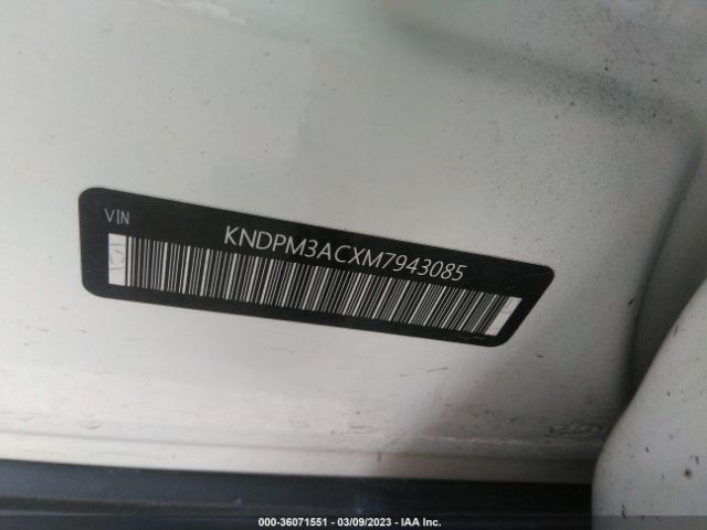 KNDPM3ACXM7943085 KIA Sportage Lx