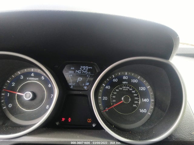 2011 HYUNDAI ELANTRA GLS PZEV VIN: KMHDH4AE5BU136465