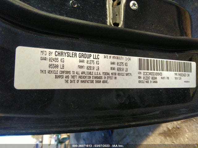 Chrysler 300 2014 2C3CCARG5EH209459 Image 9