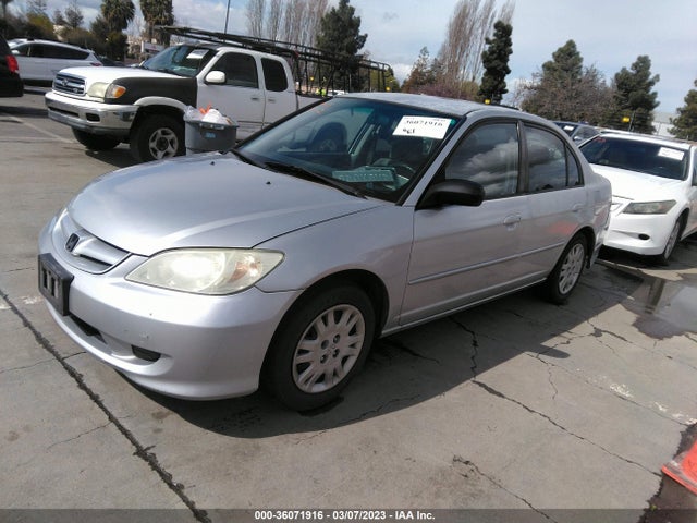 2005 HONDA CIVIC SDN LX SSRS VIN: 2HGES16645H582903