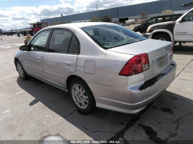 2005 HONDA CIVIC SDN LX SSRS VIN: 2HGES16645H582903