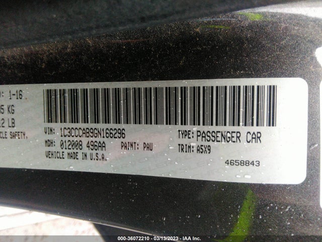 Chrysler 200 Limited 2016 1C3CCCAB9GN166296 Image 11
