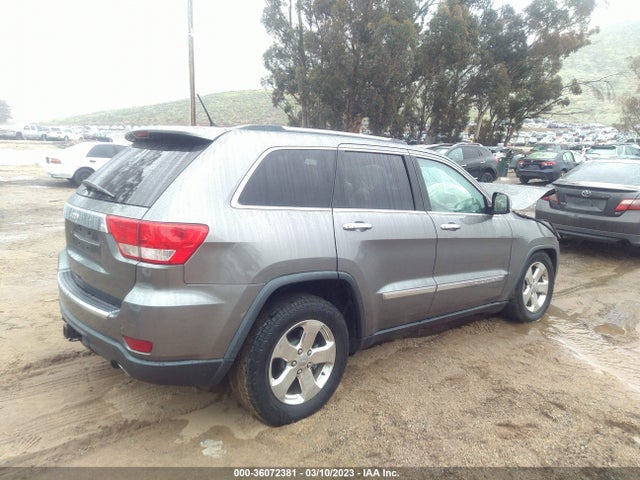 2013 JEEP GRAND CHEROKEE OVERLAND VIN: 1C4RJFCT1DC522881