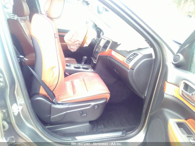 2013 JEEP GRAND CHEROKEE OVERLAND VIN: 1C4RJFCT1DC522881