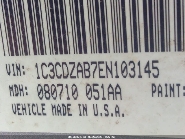 Dodge AVENGER SE 2014 1C3CDZAB7EN103145 Image 10