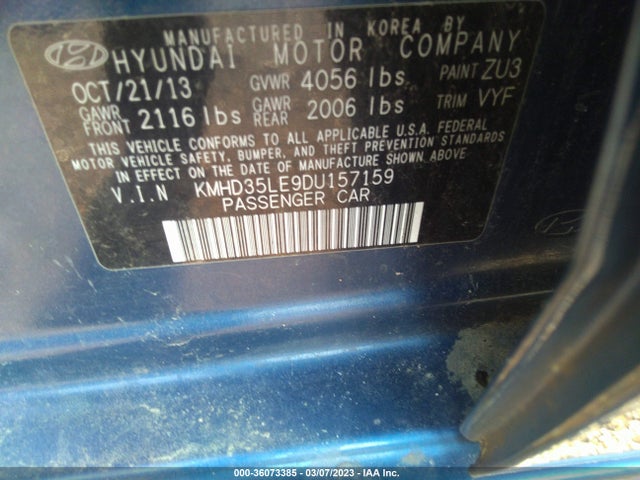 Hyundai ELANTRA GT 2013 KMHD35LE9DU157159 Image 10