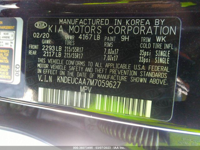 KNDEUCAA7M7059627 KIA SELTOS S