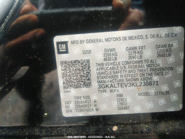 3GKALTEV3KL230871 GMC Terrain Sle