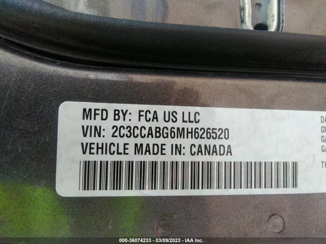 2021 Chrysler 300, VIN: 2C3CCABG6MH626520