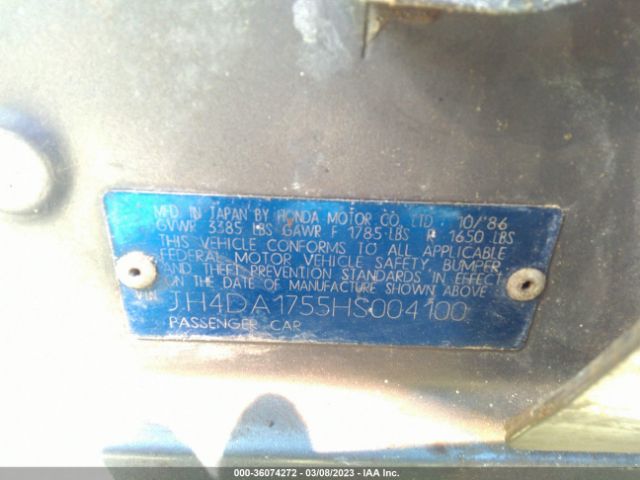 JH4DA1755HS004100 Acura Integra Ls