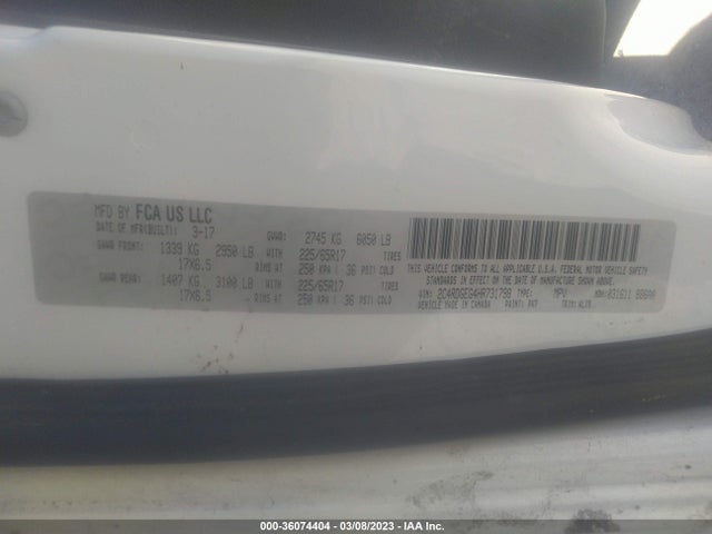 Dodge Grand Caravan Gt 2017 2C4RDGEG4HR731798 Image 9