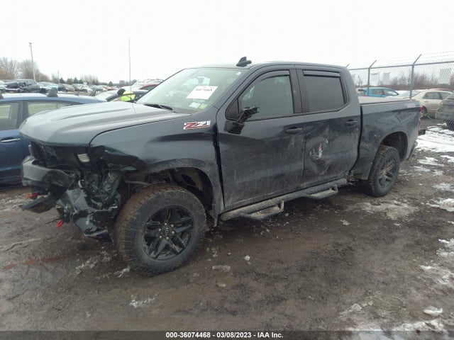 2021 CHEVROLET SILVERADO 1500 CUSTOM TRAIL BOSS VIN: 1GCPYCEF7MZ124449