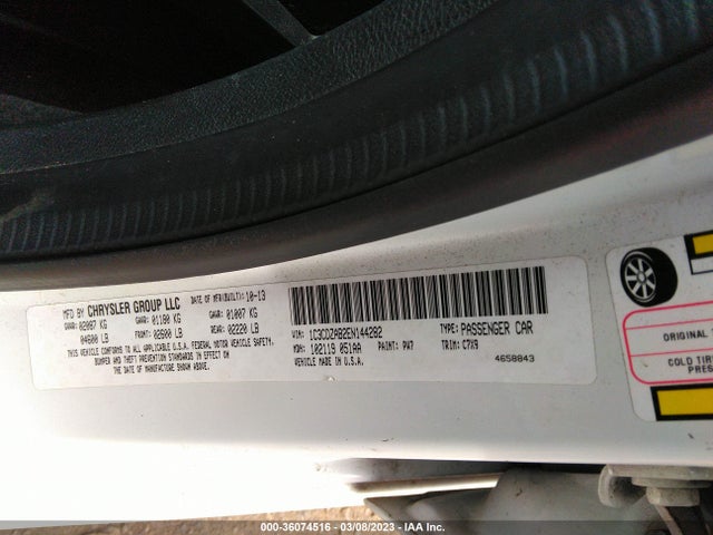 Dodge AVENGER SE 2014 1C3CDZAB2EN144282 Image 11