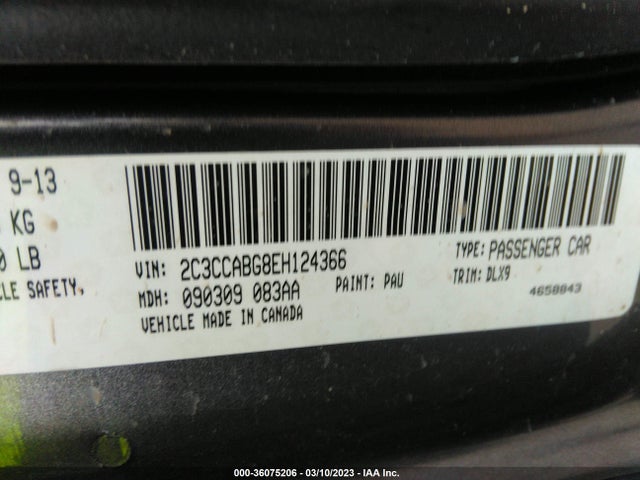 Chrysler 300 300s 2014 2C3CCABG8EH124366 Image 9