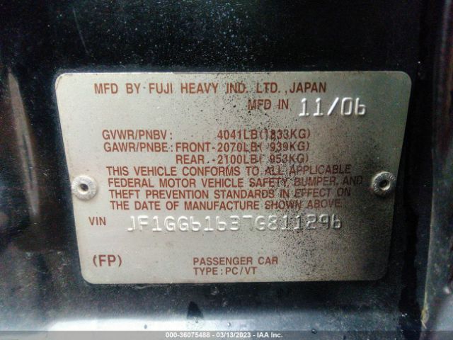 JF1GG61637G811296 Subaru Impreza Wagon I