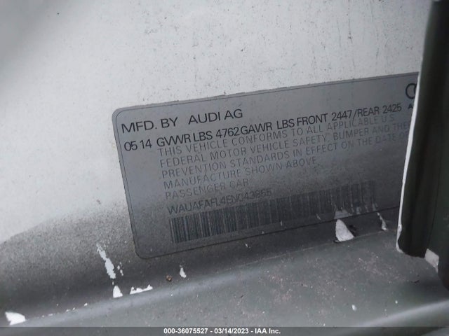 WAUAFAFL4EN043855 Audi A4 PREMIUM