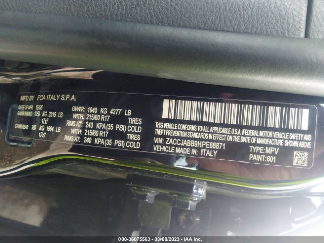 ZACCJABB9HPE88871 Jeep Renegade Latitude