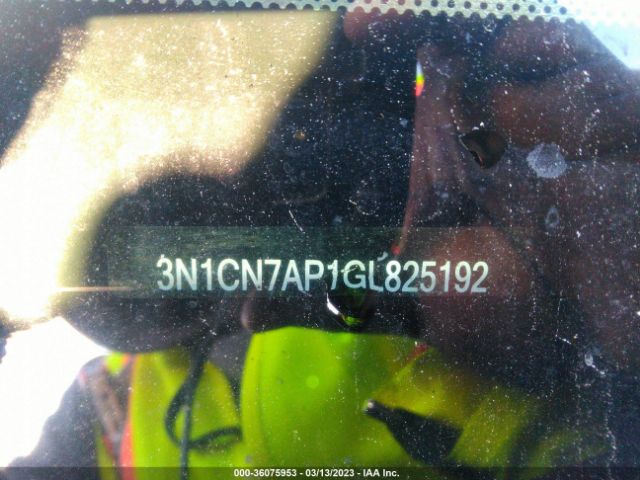 3N1CN7AP1GL825192 Nissan VERSA SV