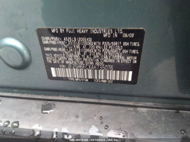 JF2SH6FCXAH735076 Subaru Forester 2.5xt Limited