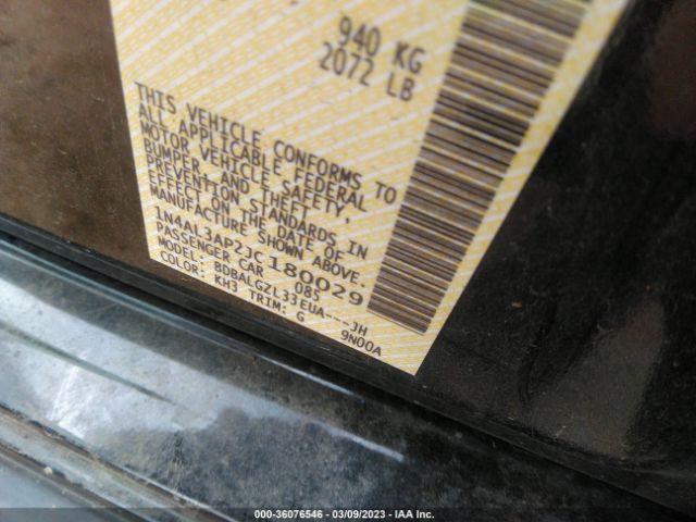 1N4AL3AP2JC180029 Nissan Altima 2.5 S