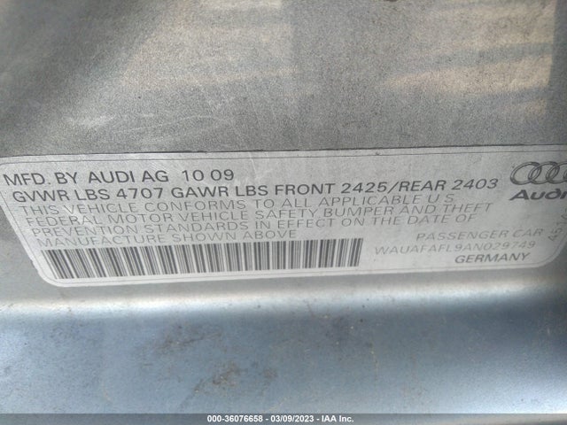 WAUAFAFL9AN029749 Audi A4 2.0t Premium