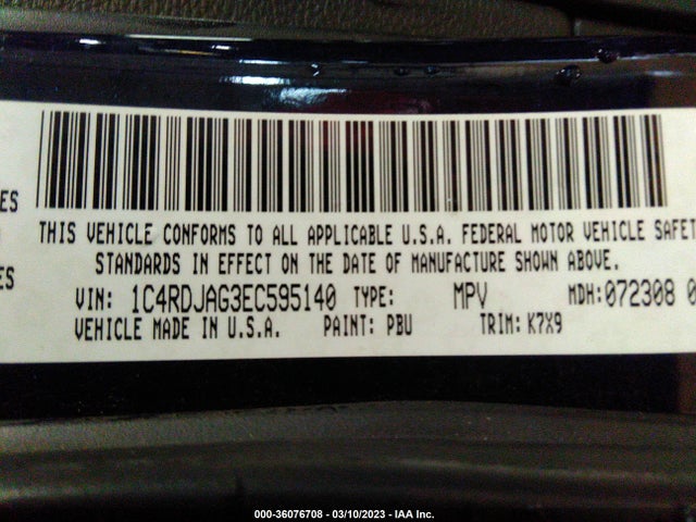 Dodge Durango Sxt 2014 1C4RDJAG3EC595140 Image 10