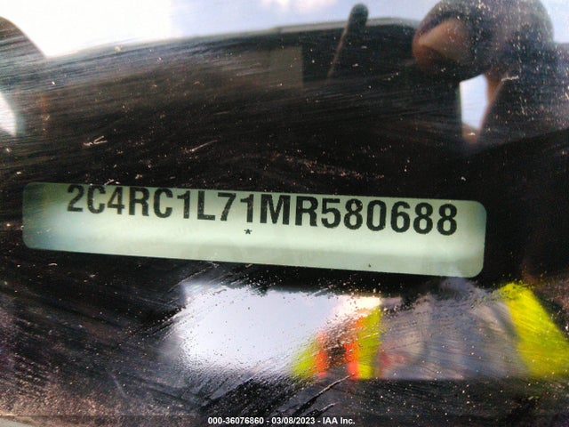 2021 Chrysler Pacifica Hybrid, VIN: 2C4RC1L71MR580688