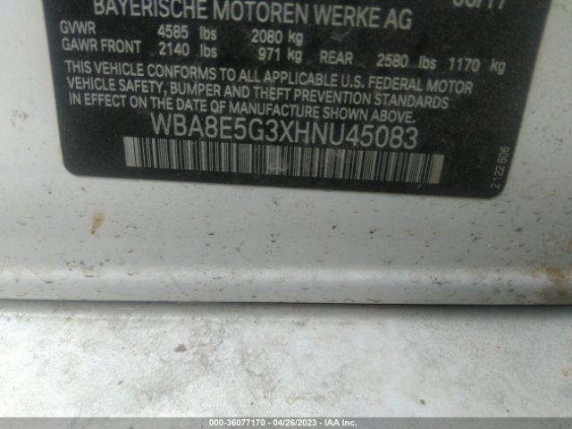 WBA8E5G3XHNU45083 BMW 3 Series 320i Xdrive