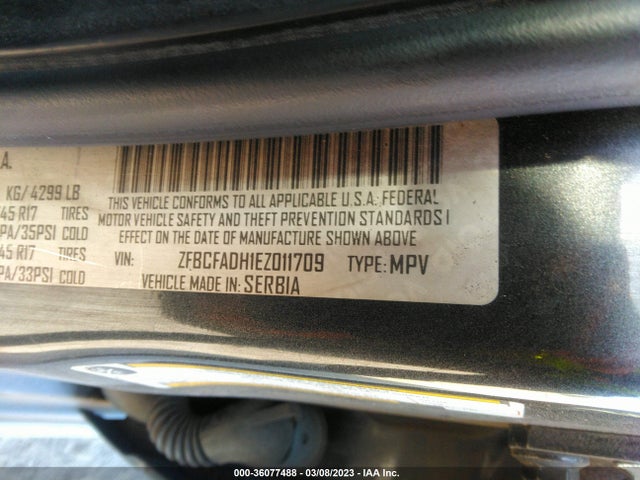 ZFBCFADH1EZ011709 Fiat 500L TREKKING