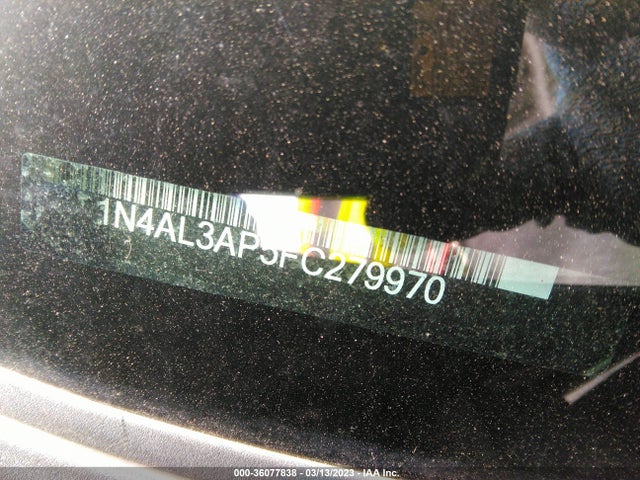 Nissan Altima 2.5 Sv 2015 1N4AL3AP5FC279970 Image 9