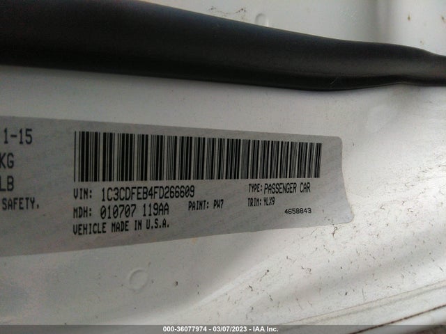 Dodge DART GT 2015 1C3CDFEB4FD266609 Image 9