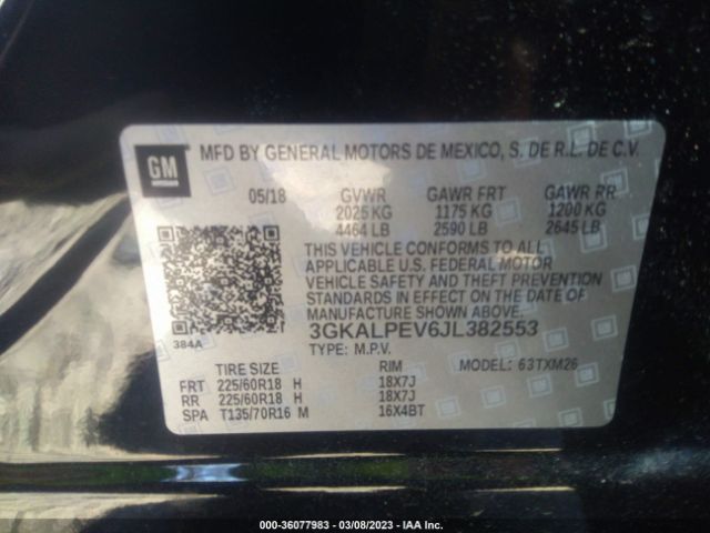 3GKALPEV6JL382553 GMC Terrain Slt