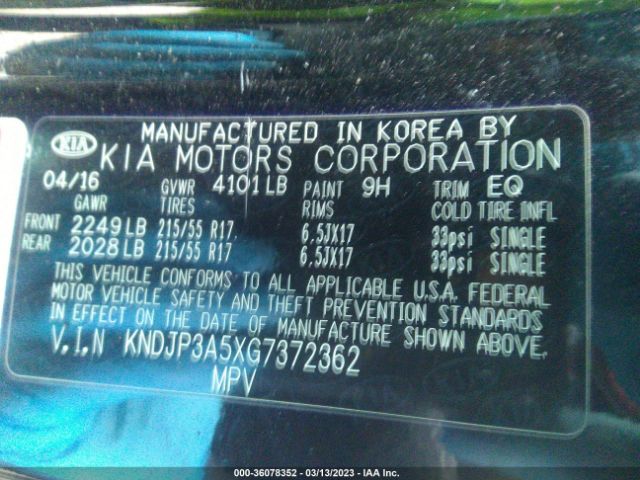KNDJP3A5XG7372362 KIA SOUL +