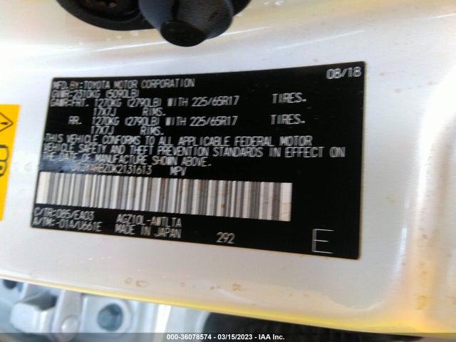 JTJYARBZ0K2131613 Lexus Nx Nx 300