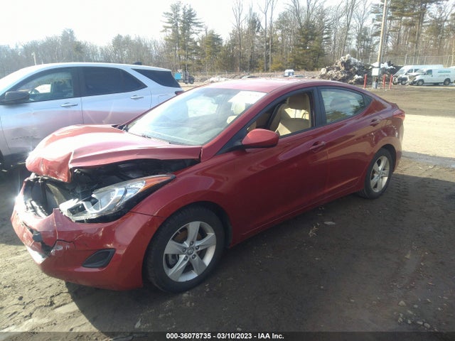 2013 HYUNDAI ELANTRA GLS PZEV VIN: KMHDH4AE0DU727290