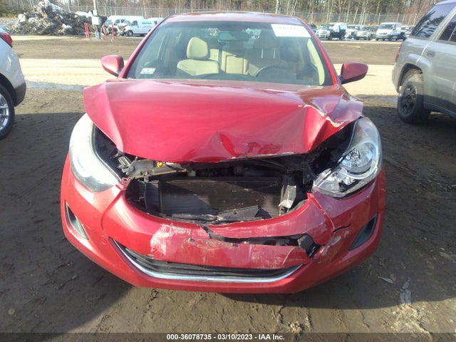 2013 HYUNDAI ELANTRA GLS PZEV VIN: KMHDH4AE0DU727290