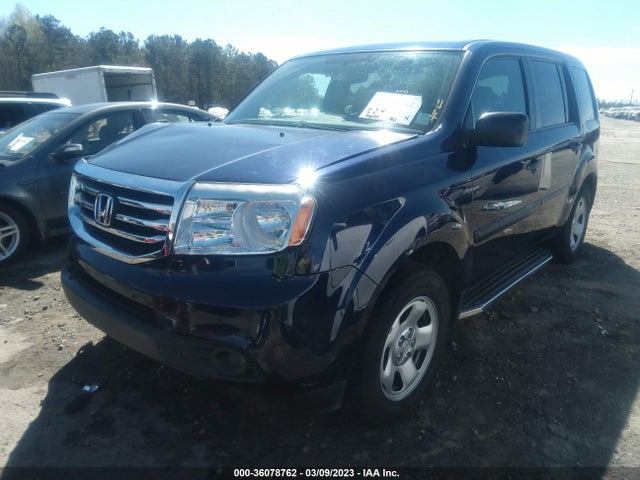 2013 HONDA PILOT LX VIN: 5FNYF4H2XDB007995