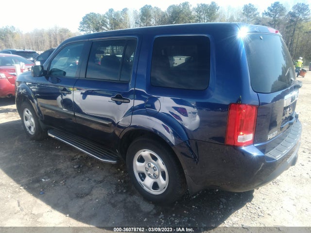 2013 HONDA PILOT LX VIN: 5FNYF4H2XDB007995