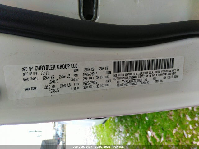 Dodge JOURNEY SE 2012 3C4PDCAB5CT218088 Image 10