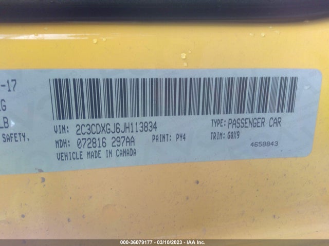 Dodge Charger R/t Scat Pack 2018 2C3CDXGJ6JH113834 Image 11