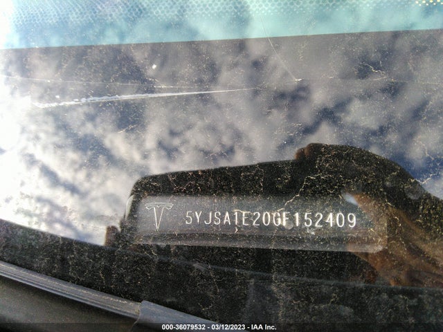 Tesla Model S 90d/70d/75d/60d/85d 2016 5YJSA1E20GF152409 Image 9