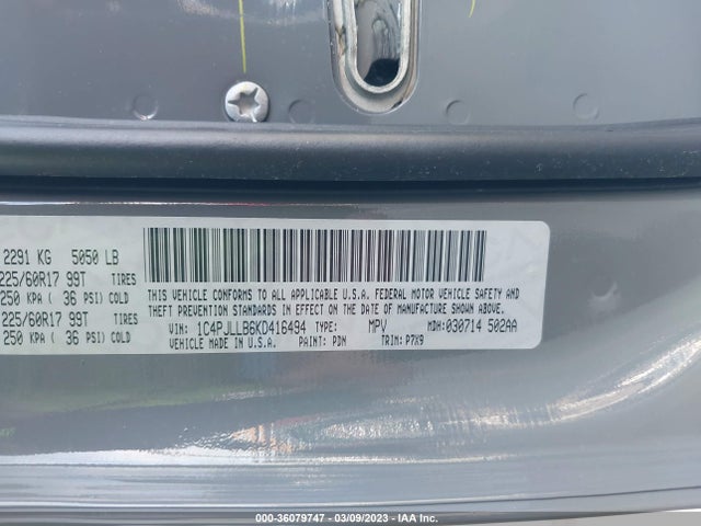 Jeep Cherokee Latitude Plus 2019 1C4PJLLB6KD416494 Image 10