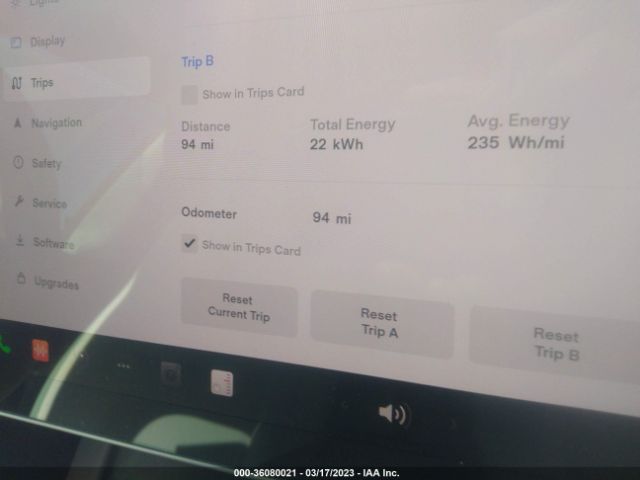5YJ3E1EA3PF472193 Tesla MODEL 3