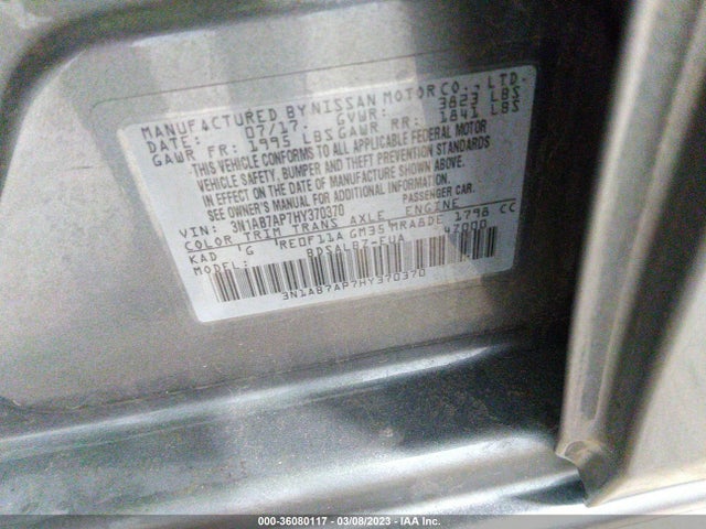 Nissan SENTRA S 2017 3N1AB7AP7HY370370 Image 10