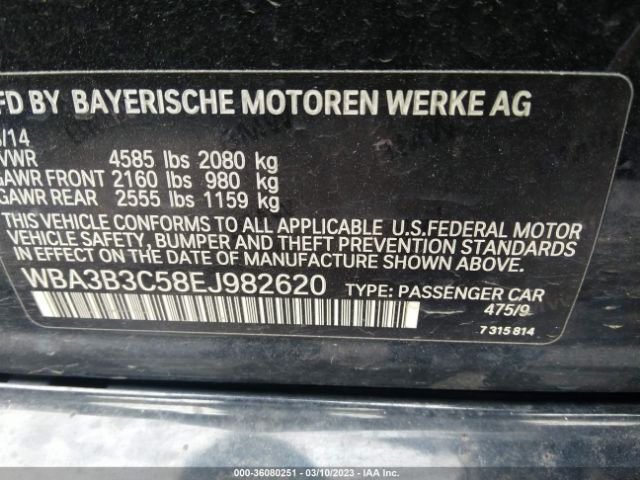 WBA3B3C58EJ982620 BMW 3 Series 328i Xdrive
