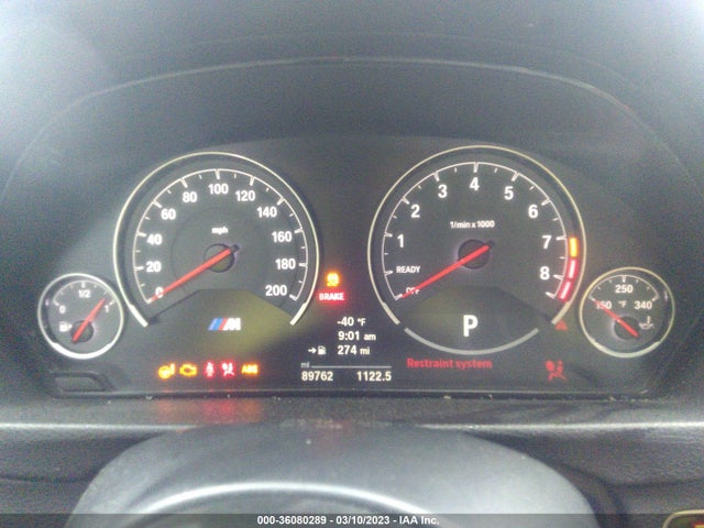2016 BMW M3, VIN: WBS8M9C57G5D31704