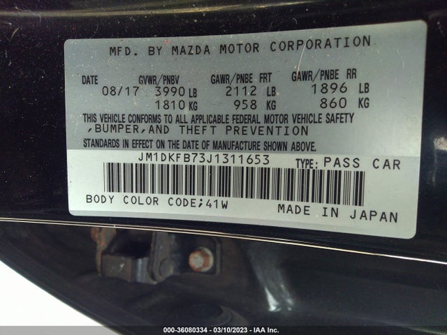 2018 Mazda CX-3, VIN: JM1DKFB73J1311653