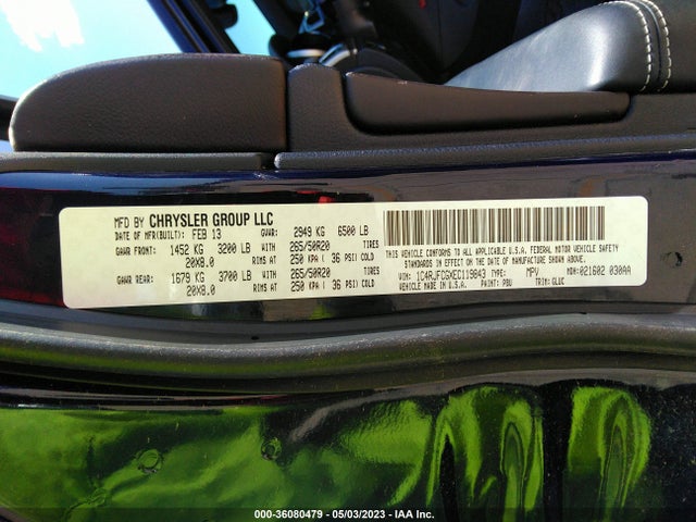 1C4RJFCGXEC119843 Jeep Grand Cherokee Overland