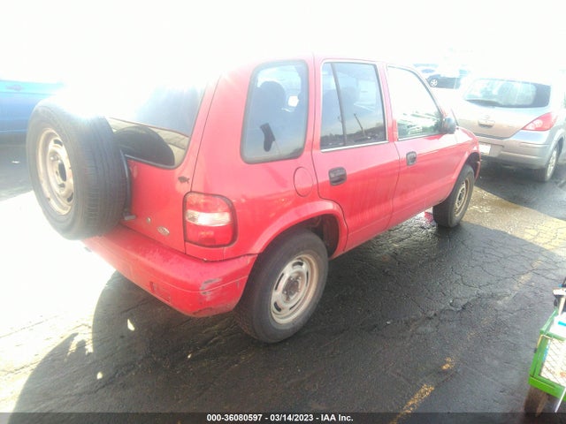 1998 KIA SPORTAGE VIN: KNDJB7232W5568230